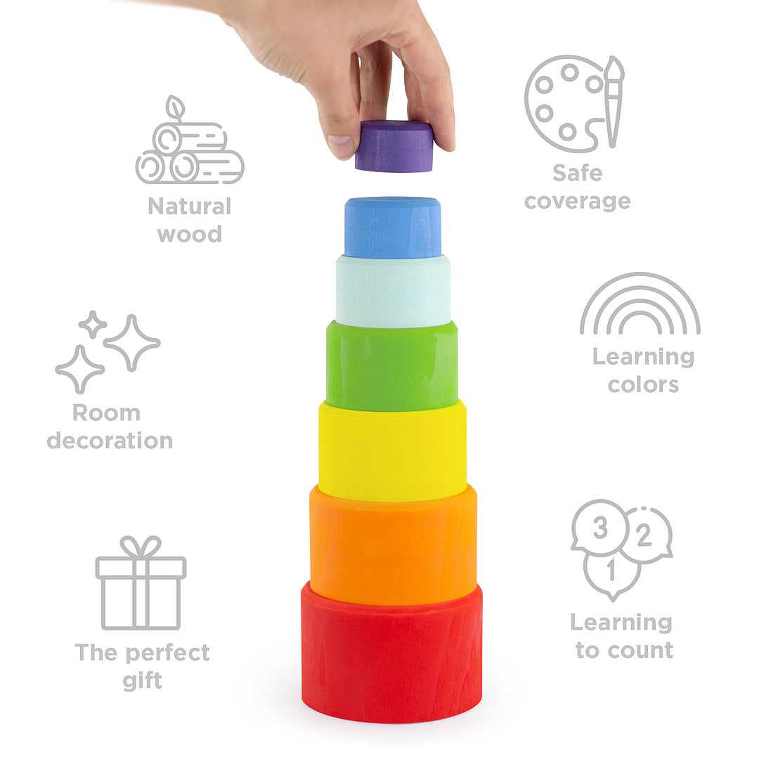 Sorter Cups for sorting Rainbow 7 pcs