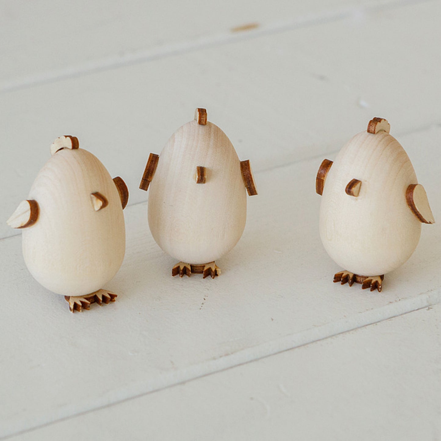A set for creativity Chicken (3 pieces) self-assembled