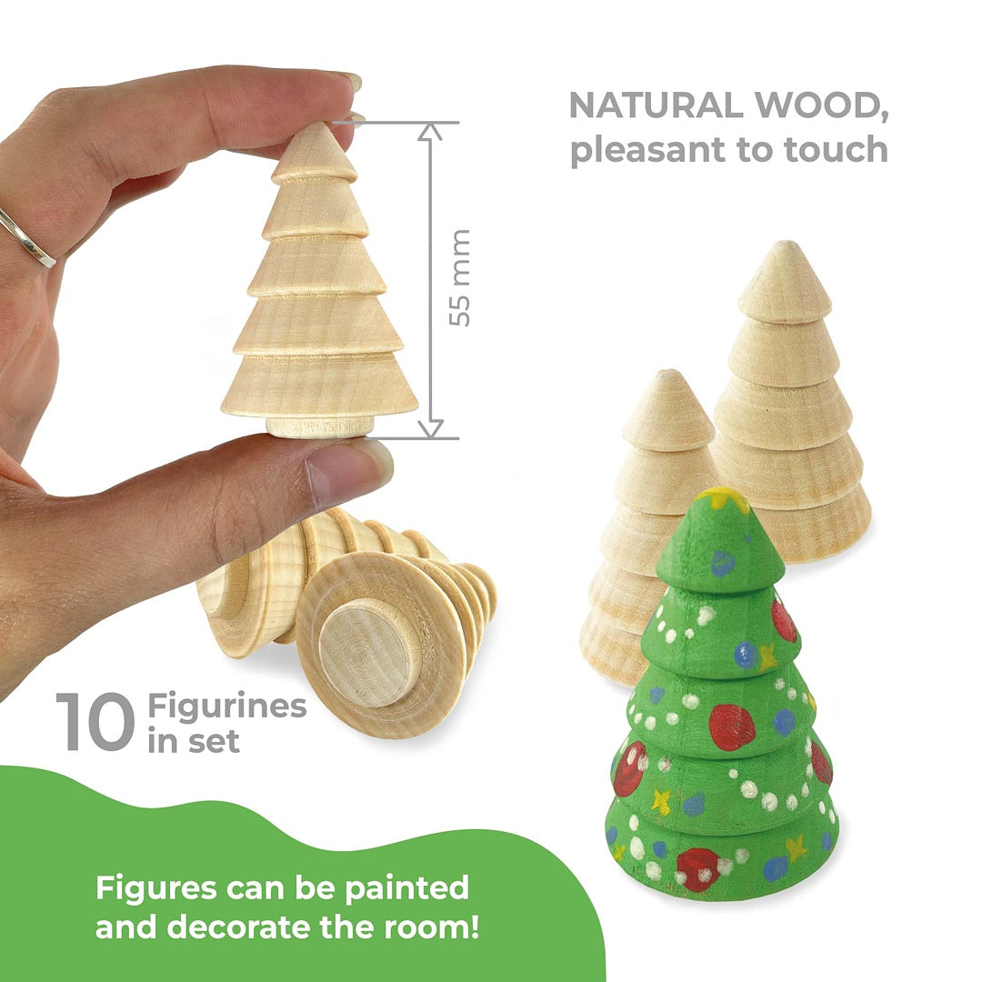 Spruce Figurines set of 10 pieces