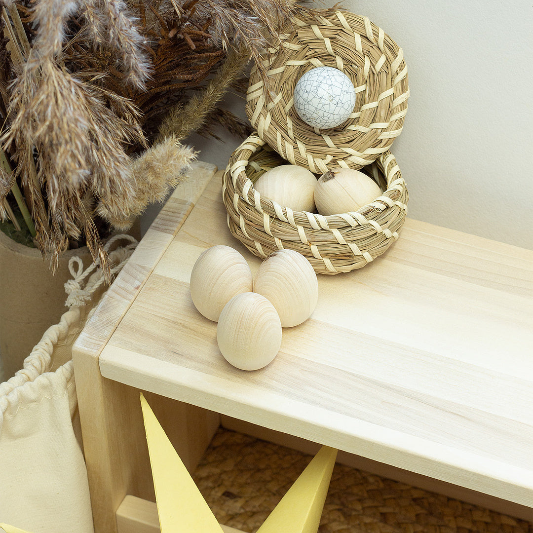 Wooden set "10 eggs"