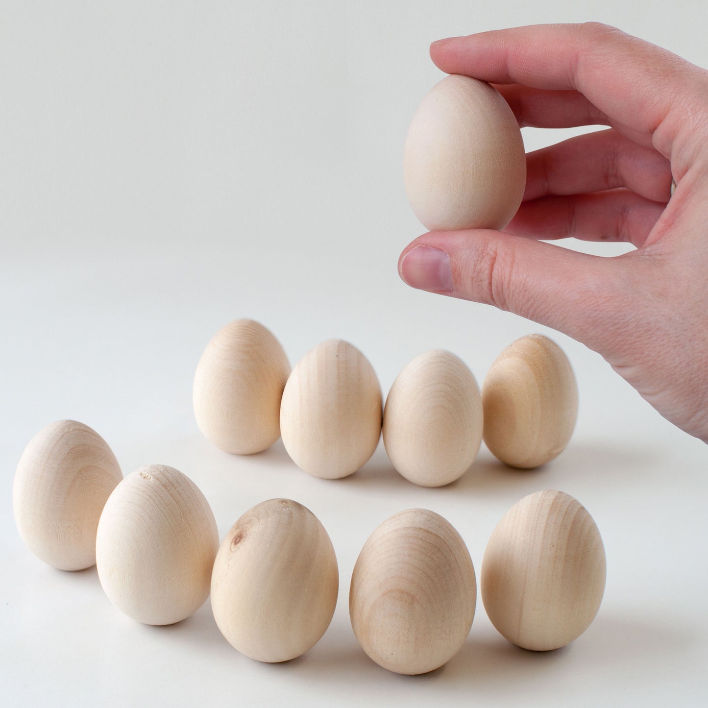 Wooden set "10 eggs"