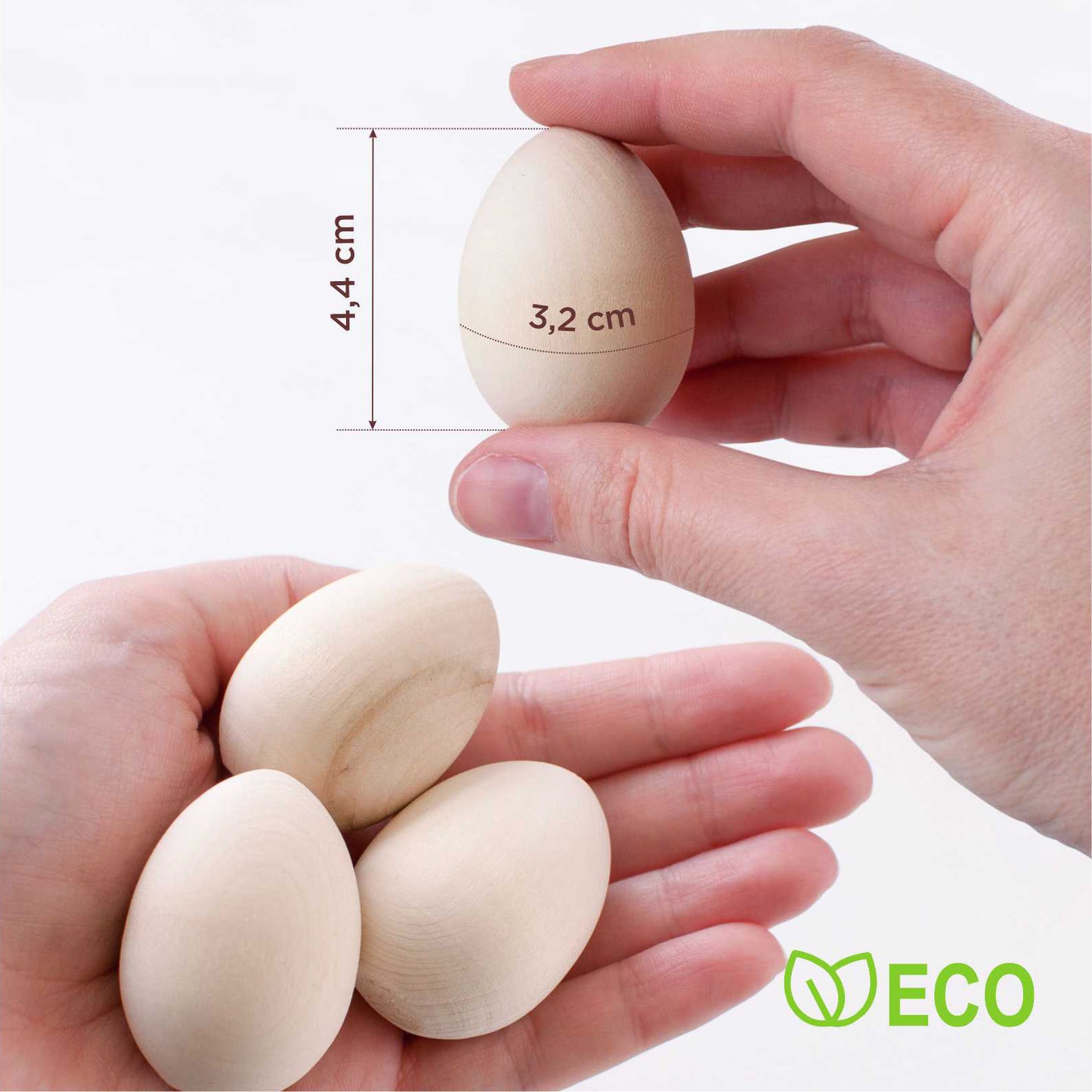 Wooden set "10 eggs"
