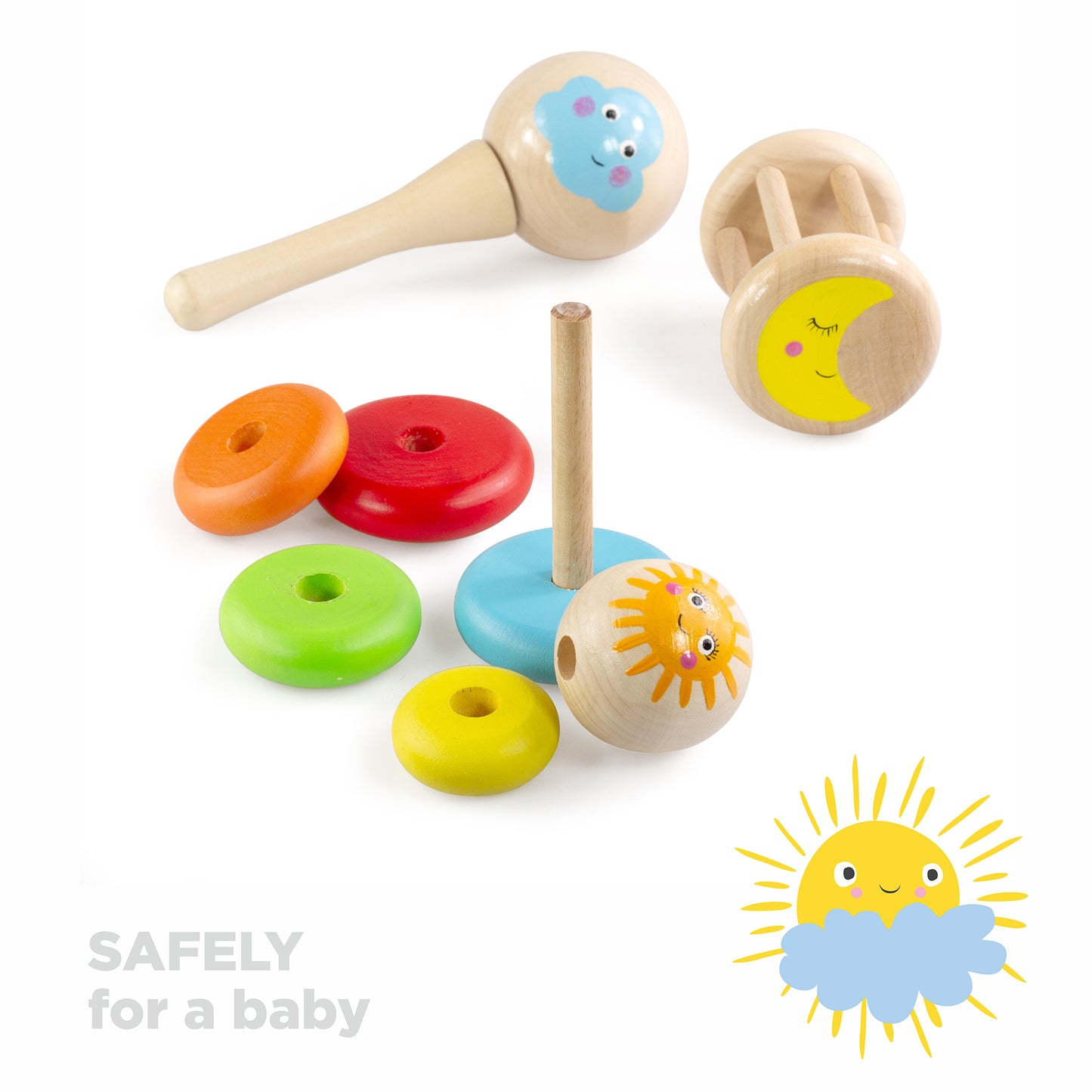 Wooden Set for Baby My Sunshine