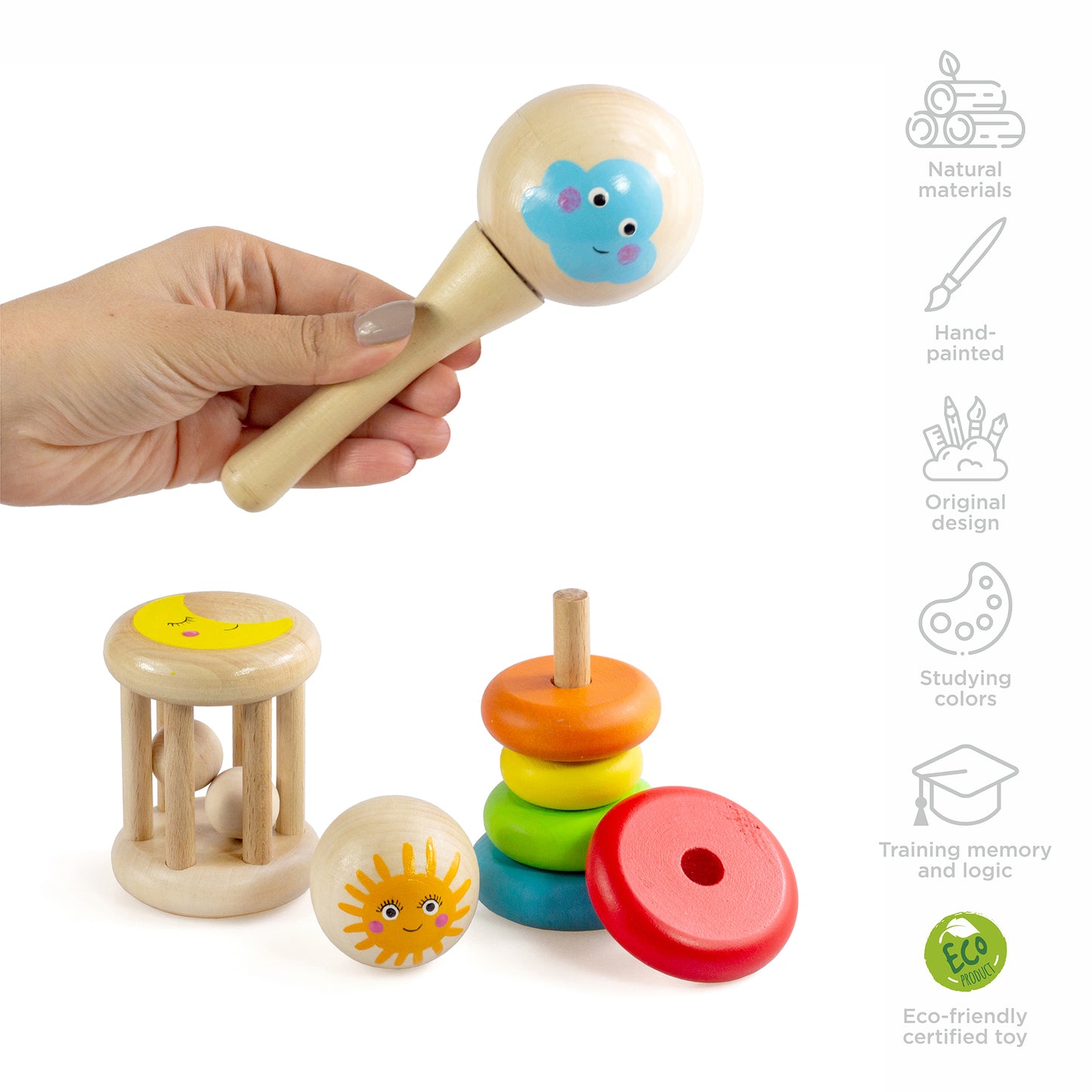 Wooden Set for Baby My Sunshine