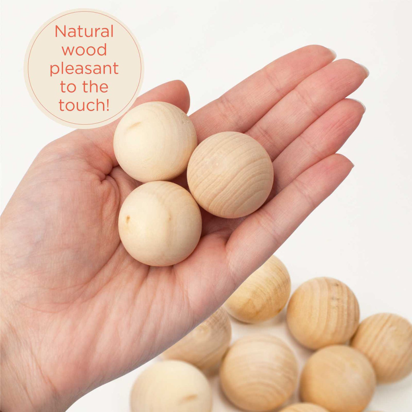 DIY 10 pcs Unfinished Balls Set 30 mm