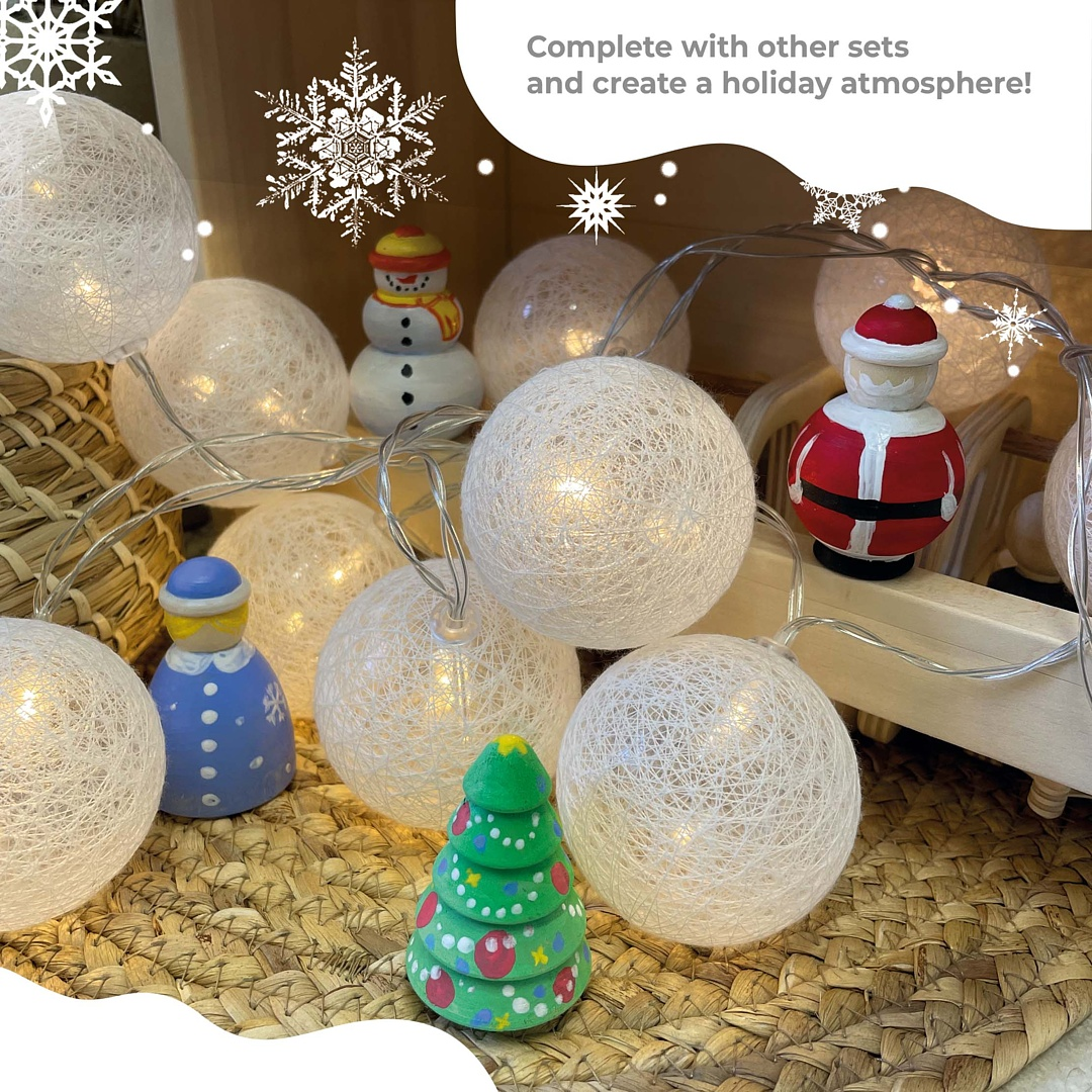 Wooden toy "Santa Claus"