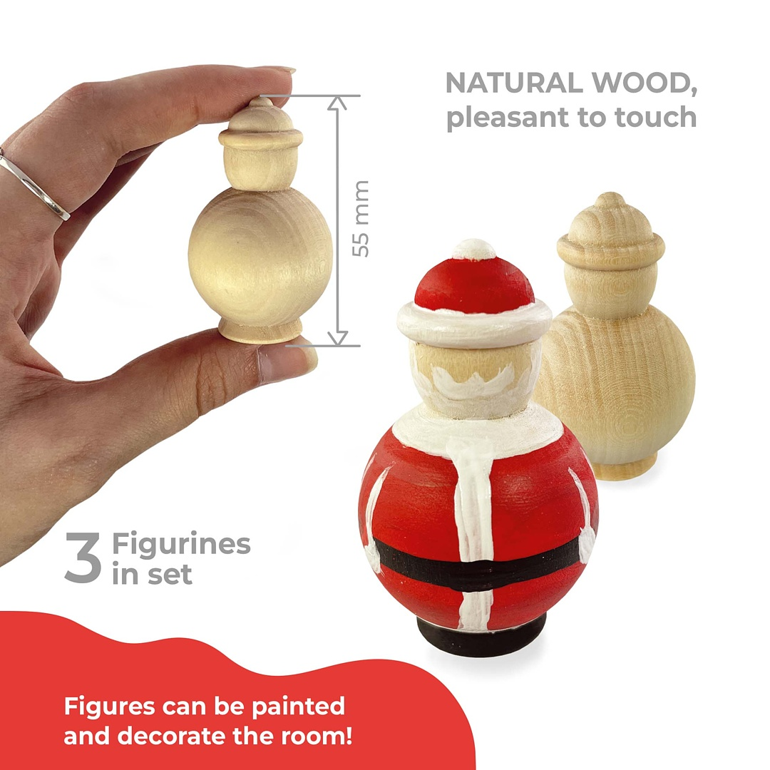 Wooden toy "Santa Claus"