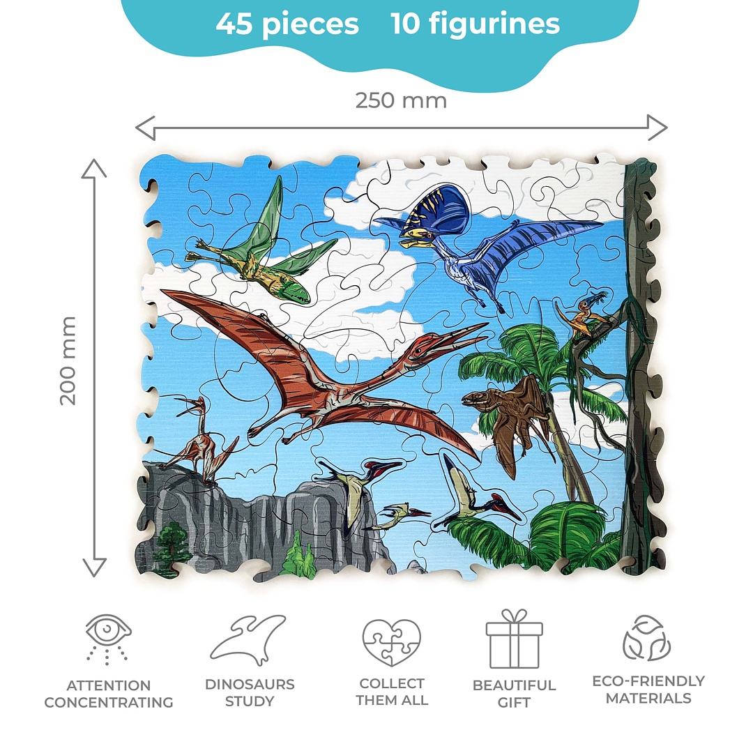 Aerial Dinosaurs Puzzle