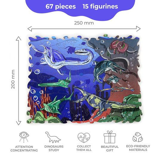 Puzzle Sea dinosaurs