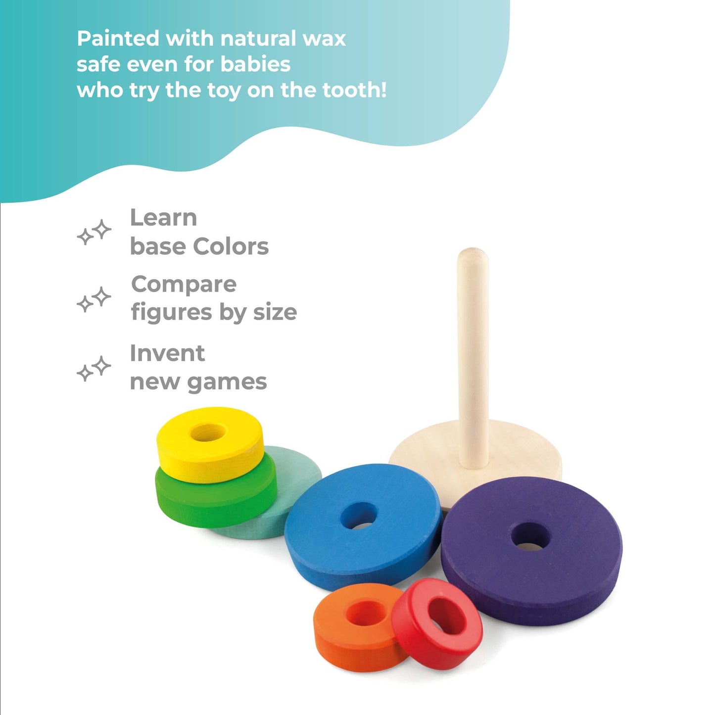 Rings Stacker - 7 pcs