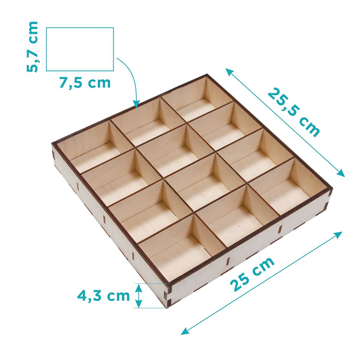 Tray for Sorting - 12 Sections