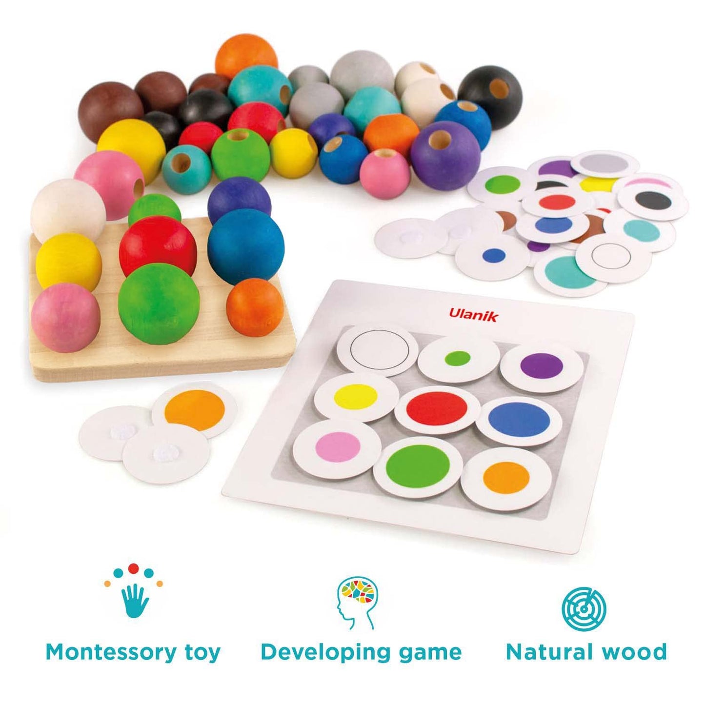 Balls on Board - 36 pcs (1 Edition)