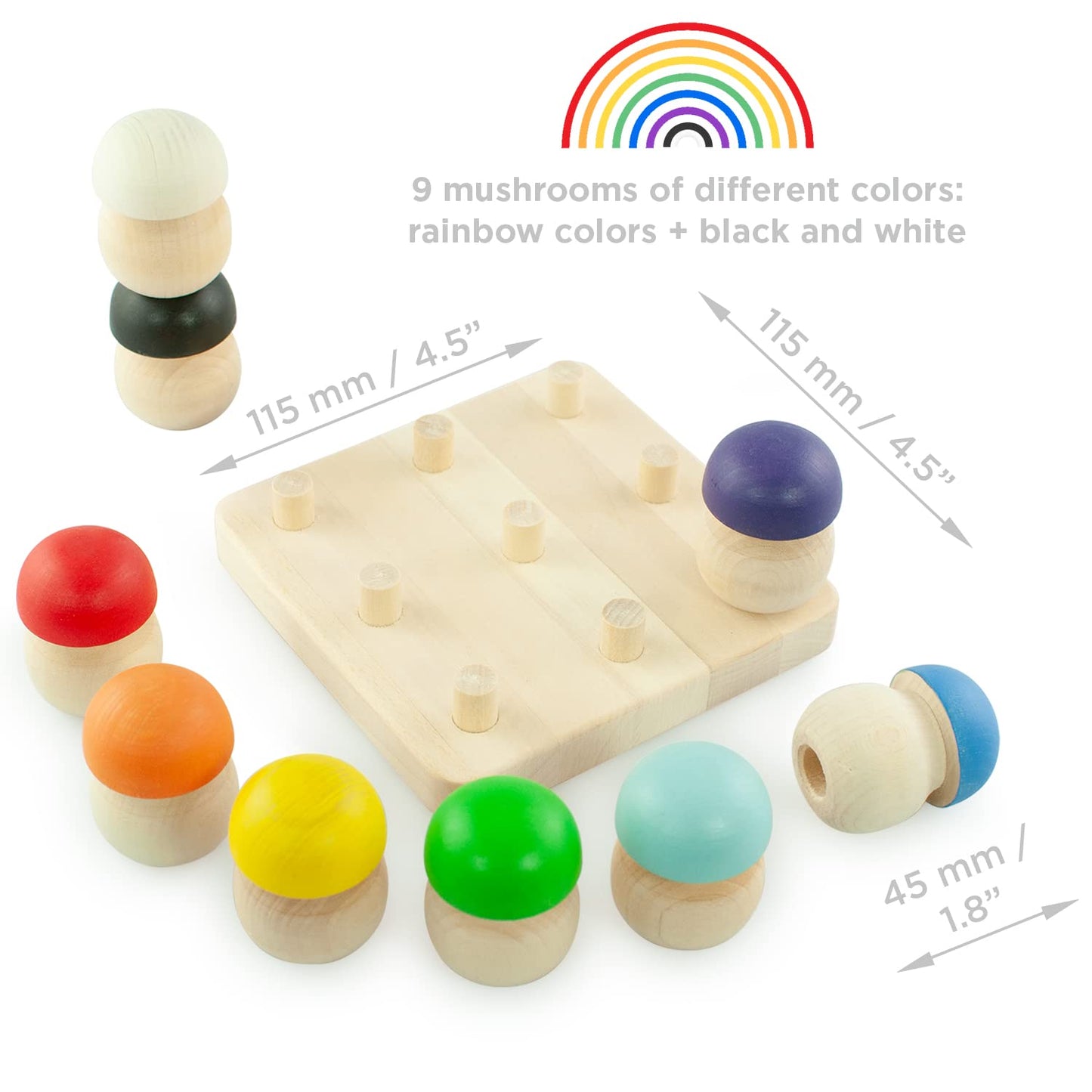 Mushroom Glade - 9 pcs