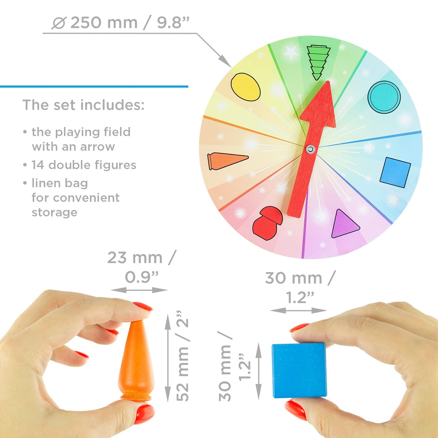 Tactile Lotto Wonderful Stars - 14 pcs