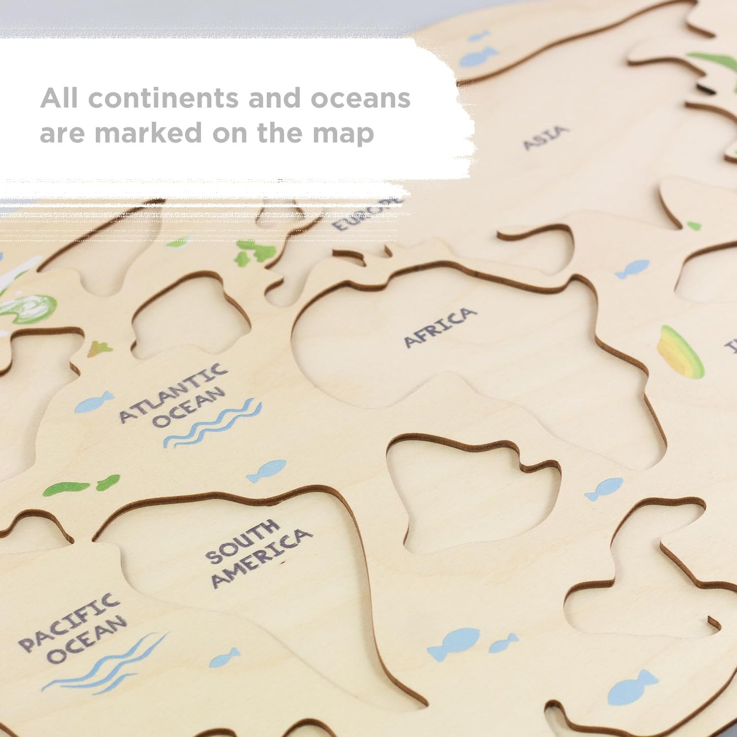 Continents World Map - Geography for Kids