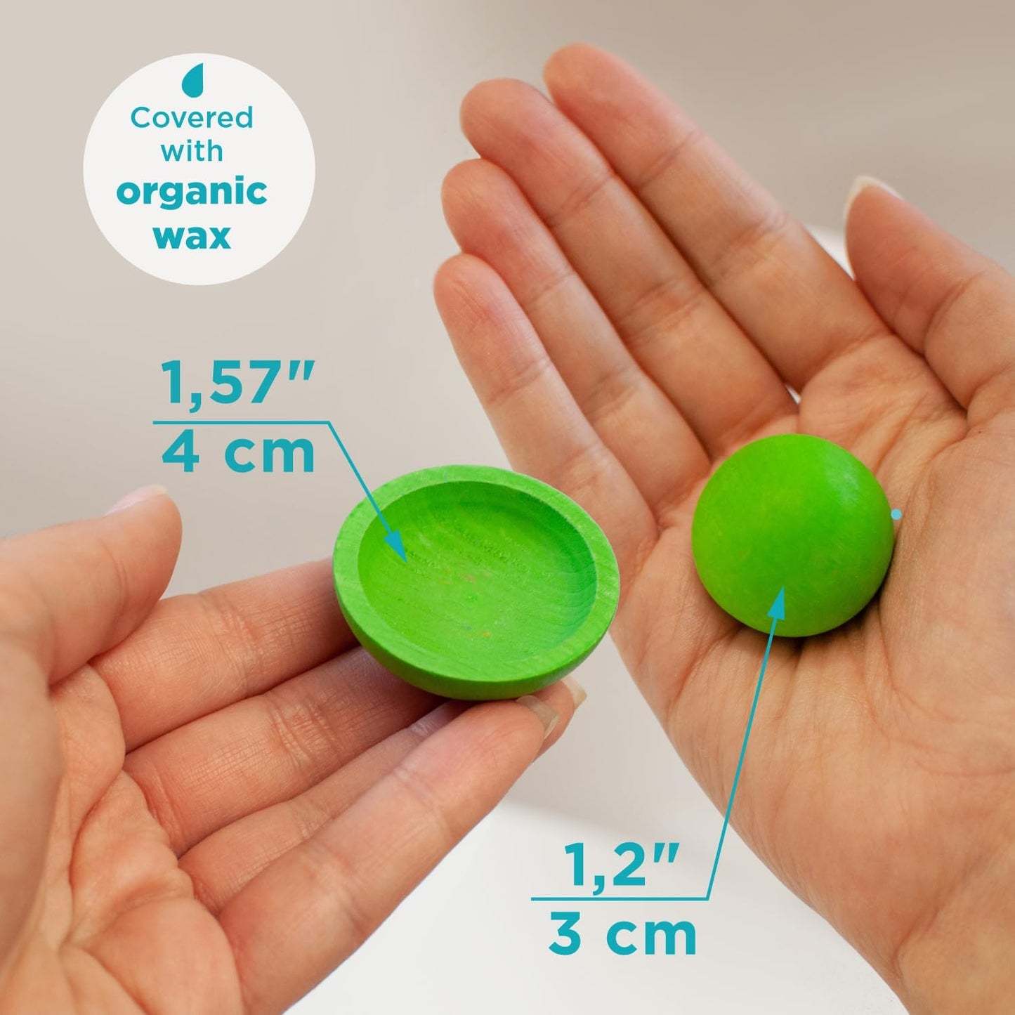 Small Balls on Plates - 12 Balls 30 mm (1 edition)