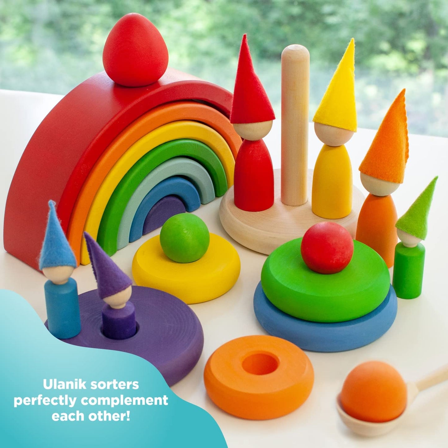 Rings Stacker - 5 pcs 17 cm