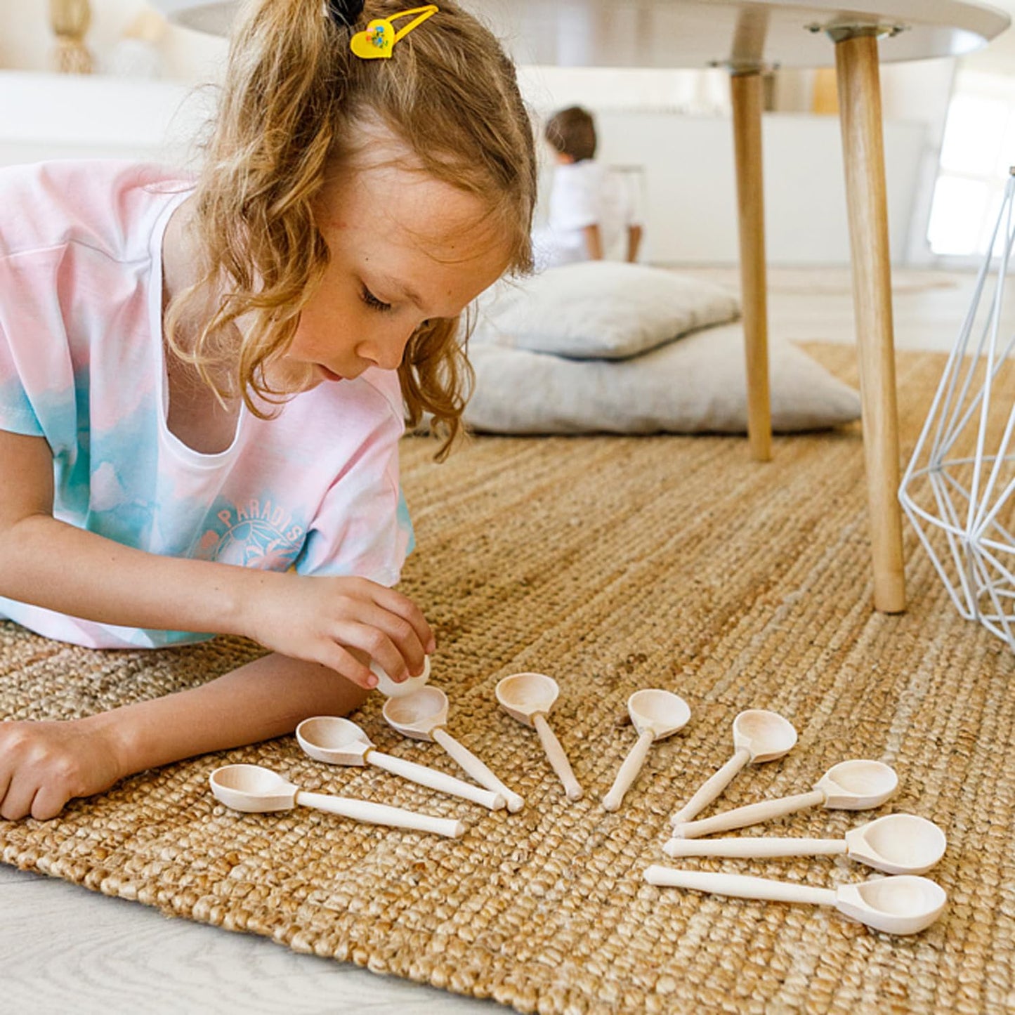 Unfinished Wooden Spoons for Craft - 12 pcs