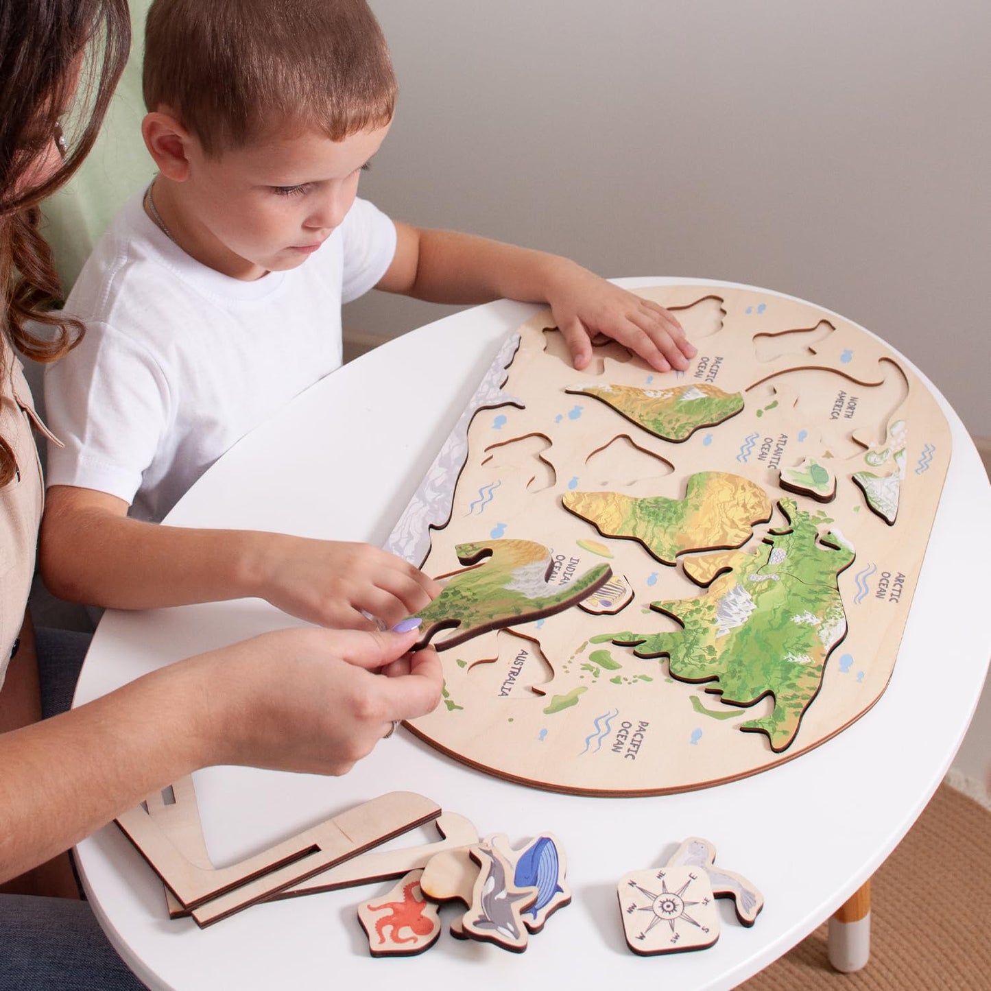 Continents World Map - Geography for Kids
