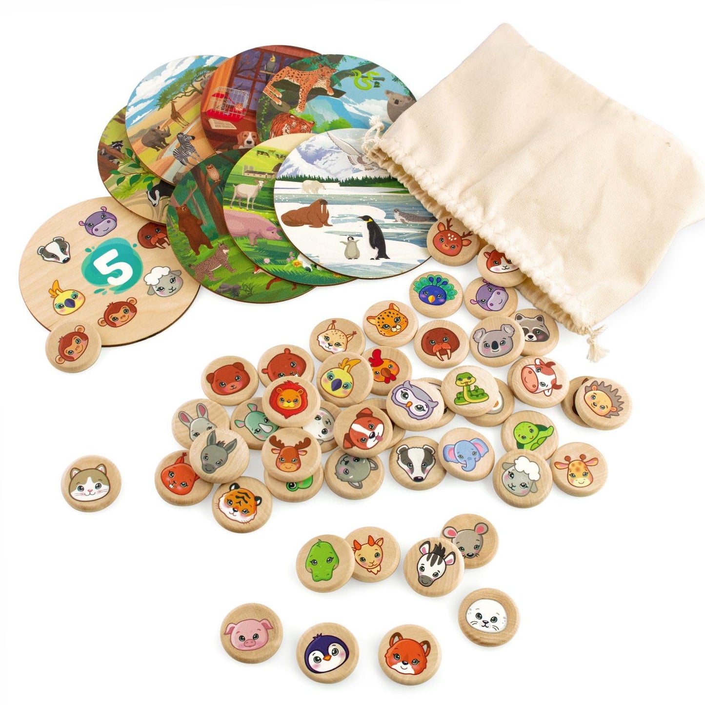 Animals Bingo Game - 48 pcs