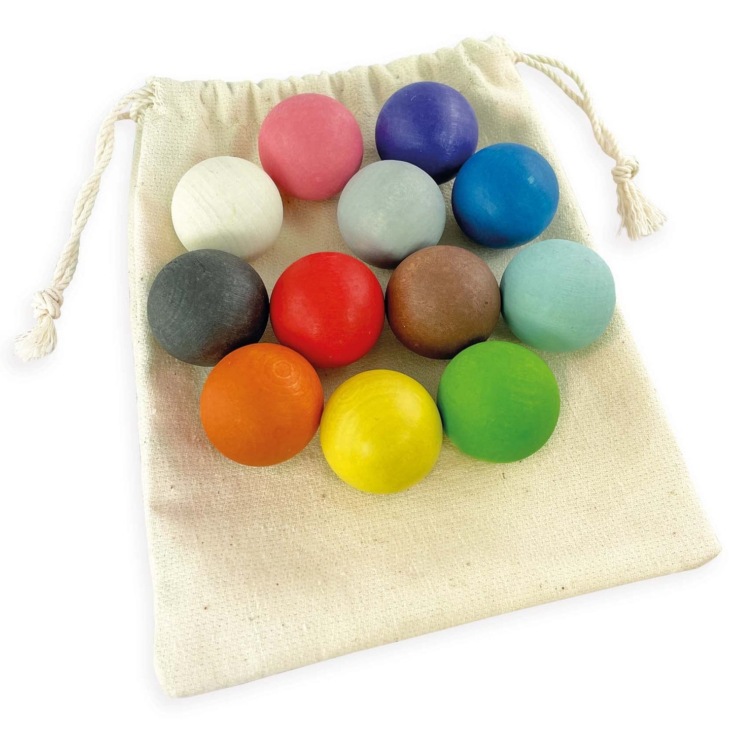 Wooden Balls for Sorters - 12 balls
