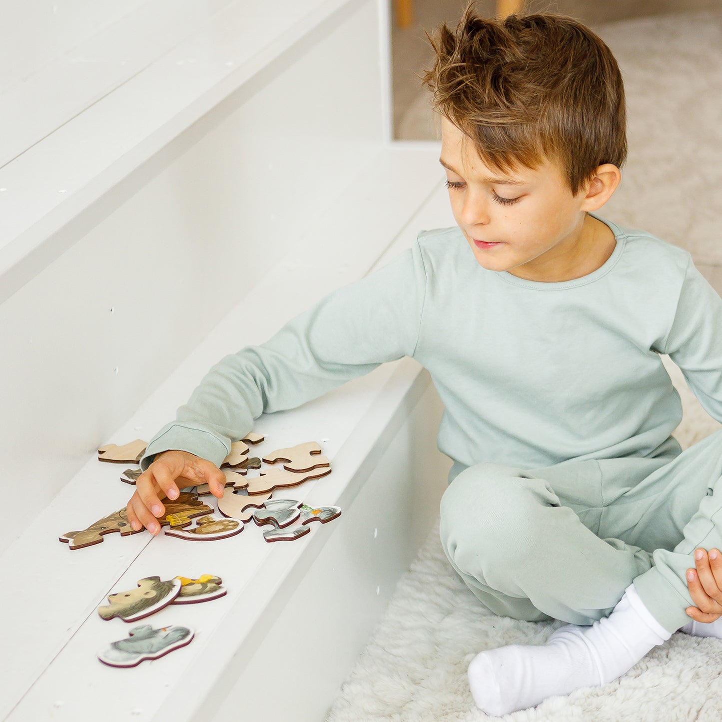 Wooden puzzles "Forest animals"