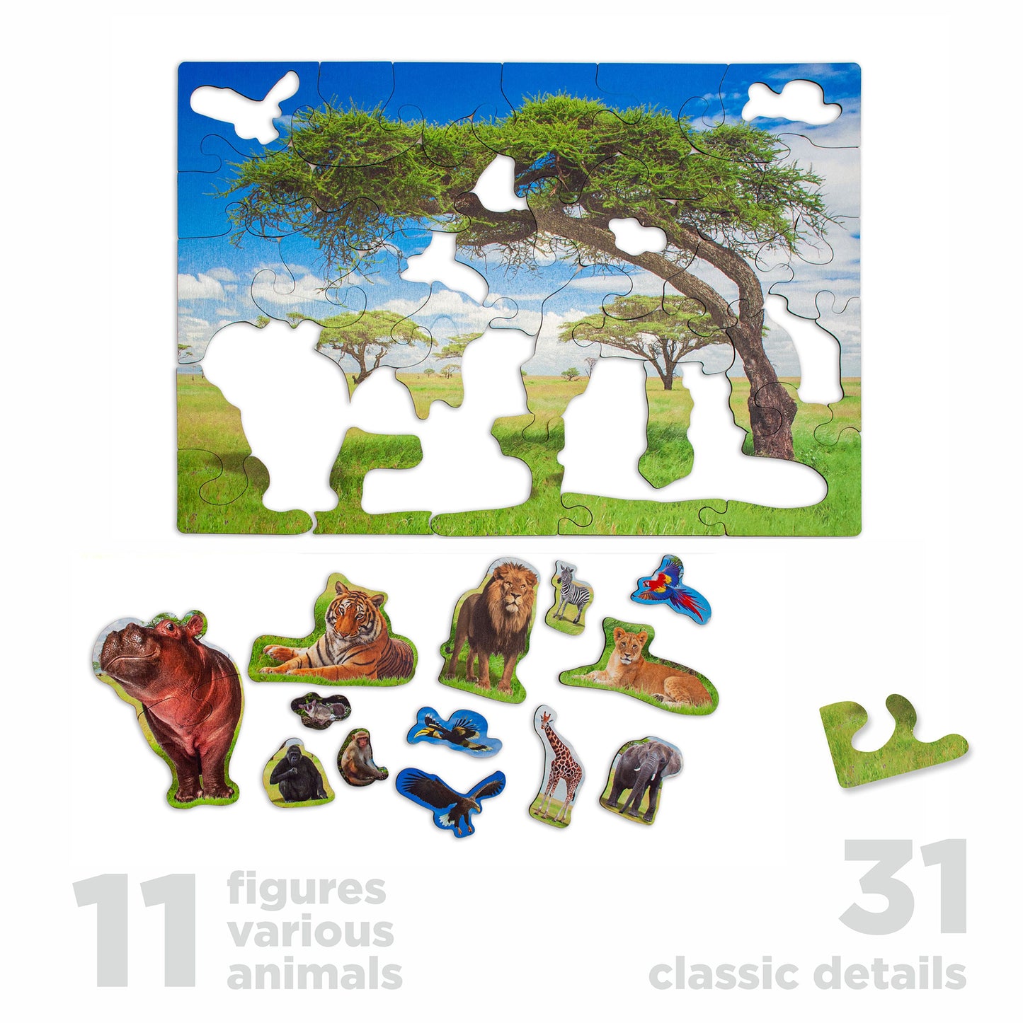 Wooden puzzle "Safari"