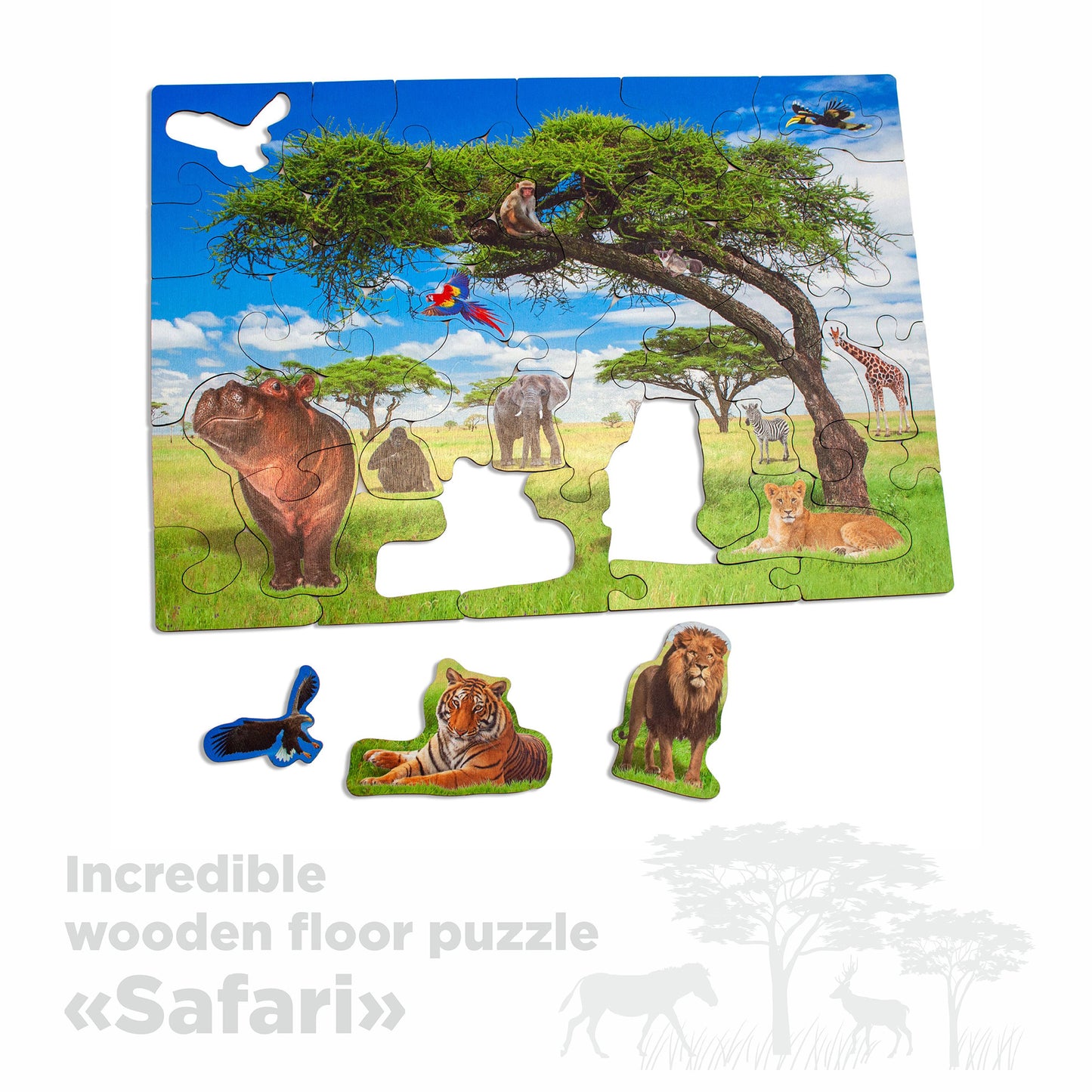 Wooden puzzle "Safari"