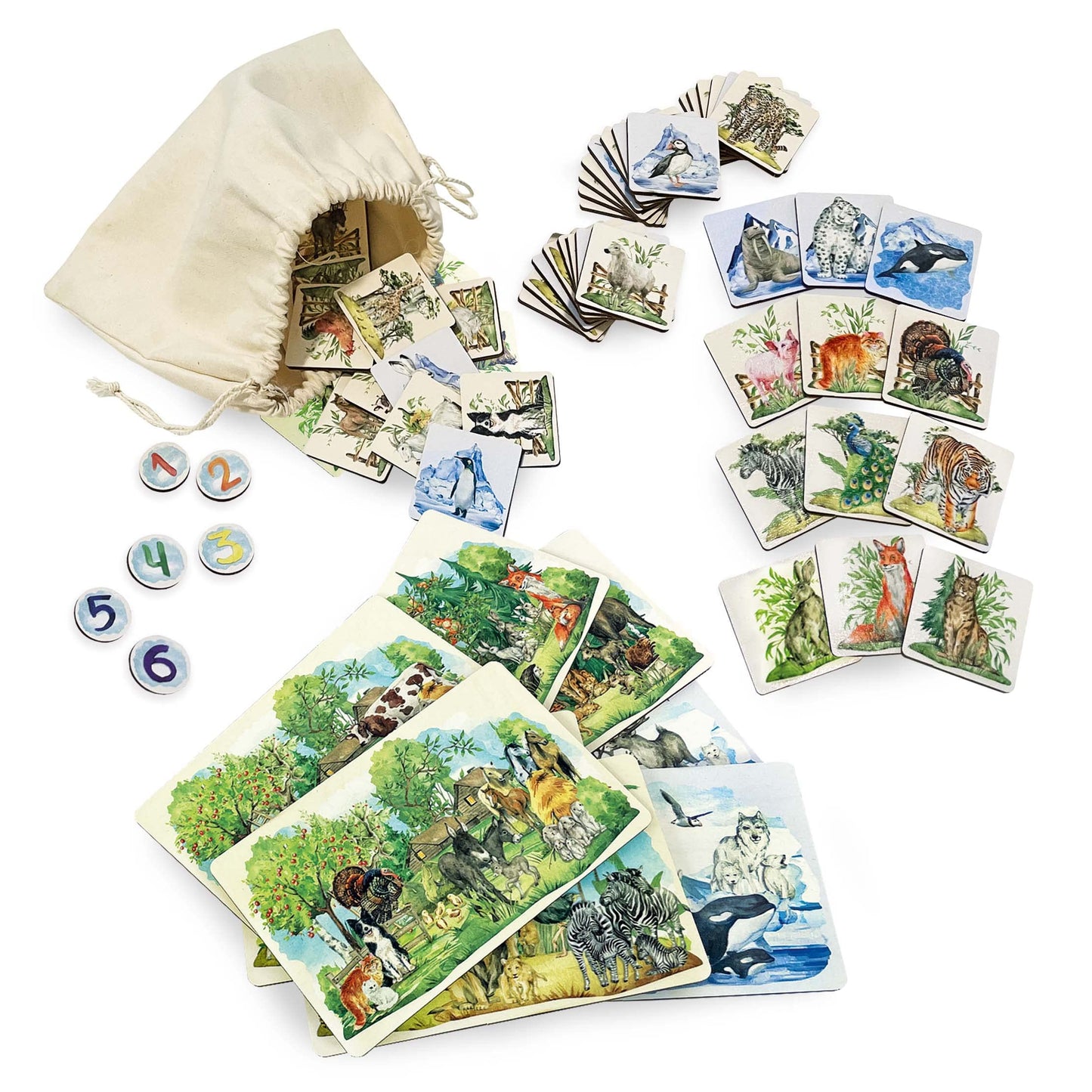 Bingo Game Animals - 48 pcs