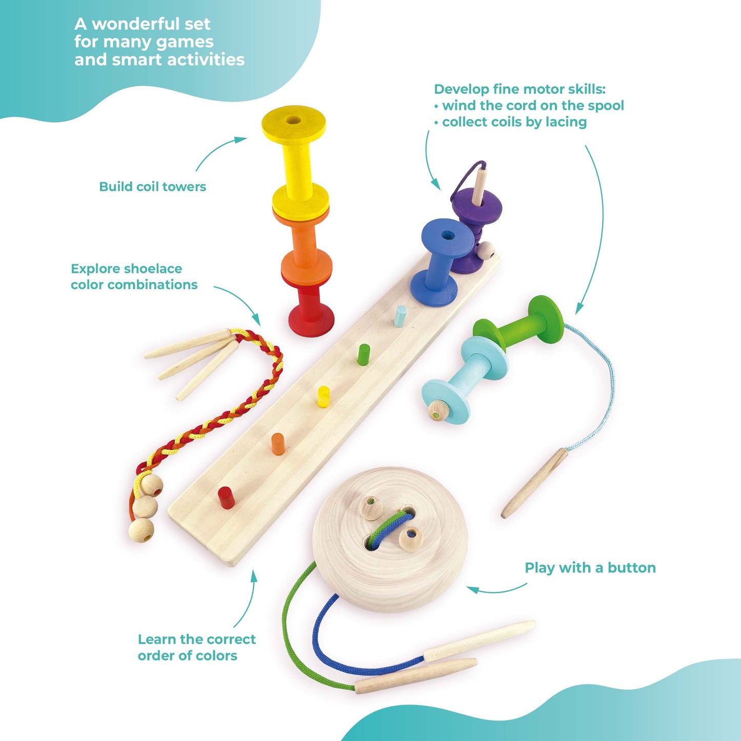 Set of coils "Rainbow"