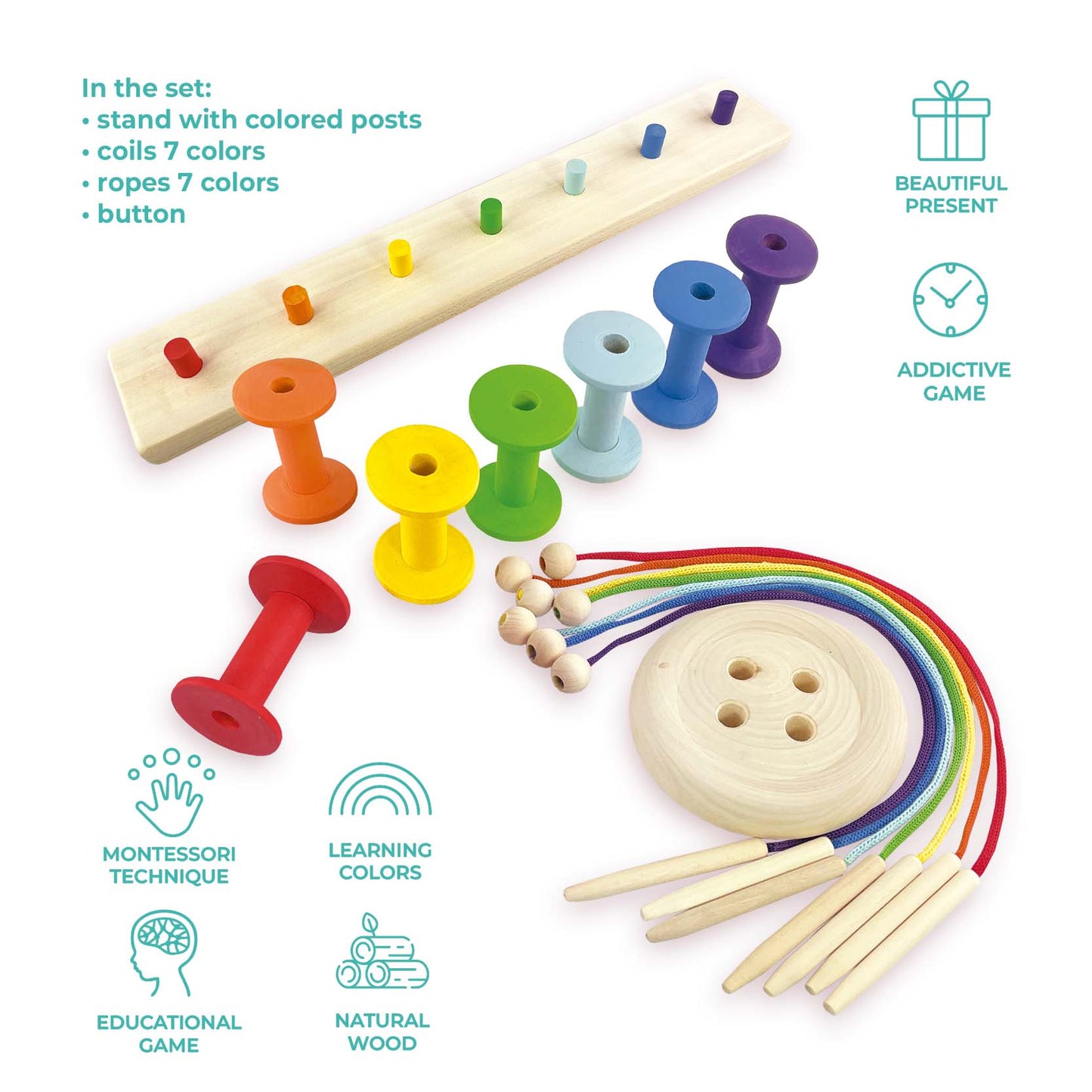 Set of coils "Rainbow"