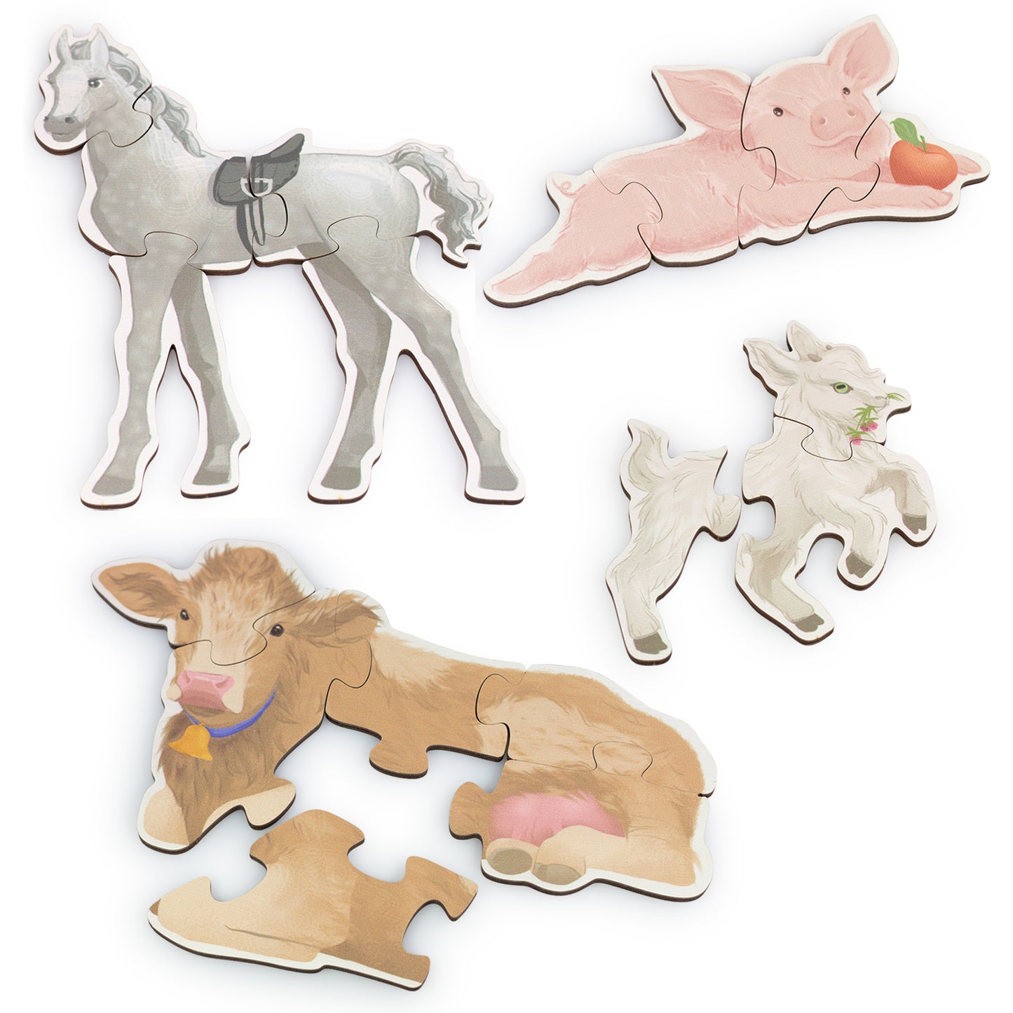Set of Puzzles "Farm Animals"