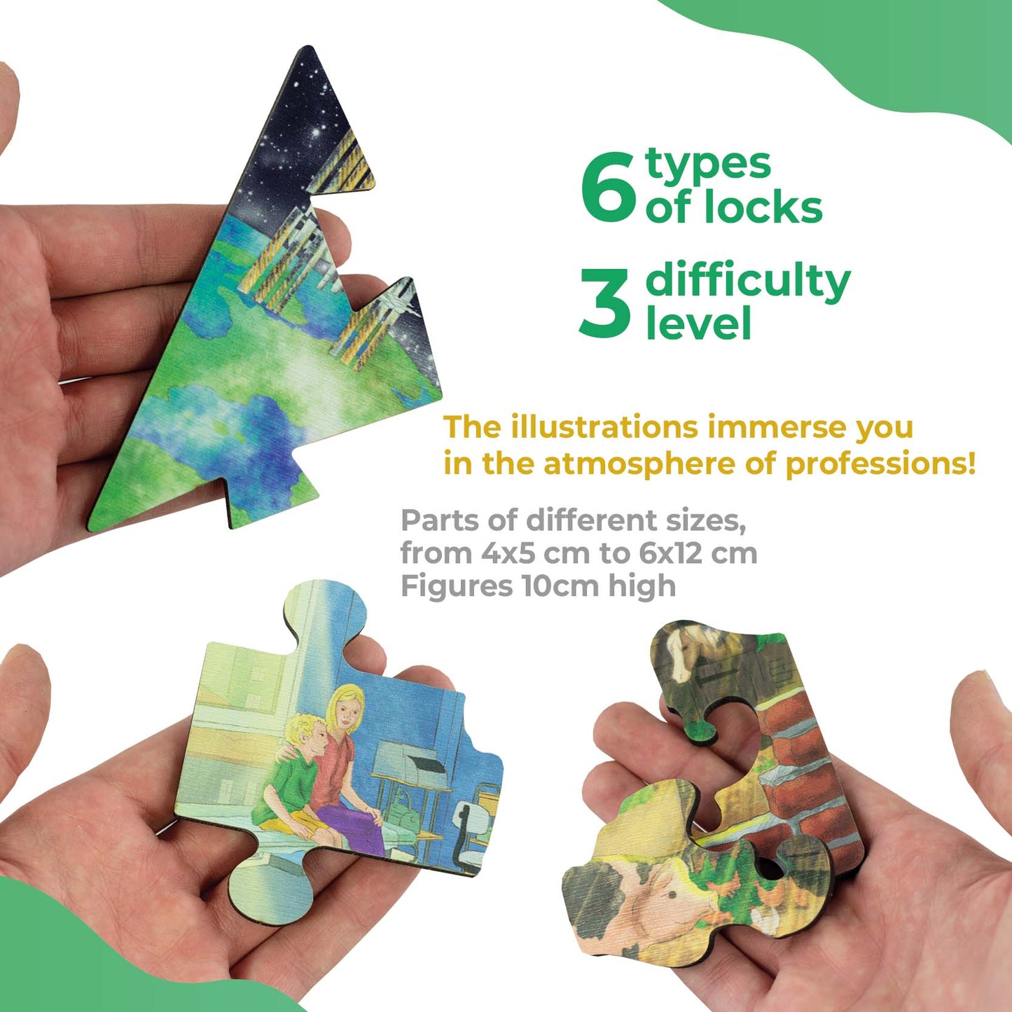 Set of puzzles "Professions"