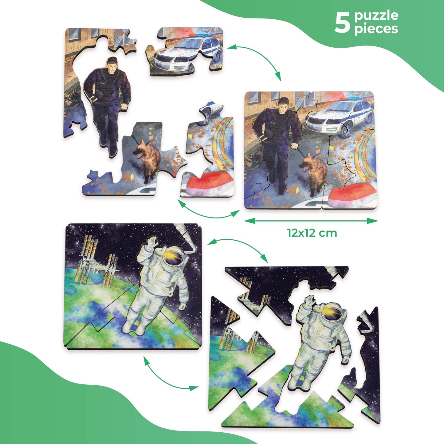 Set of puzzles "Professions"