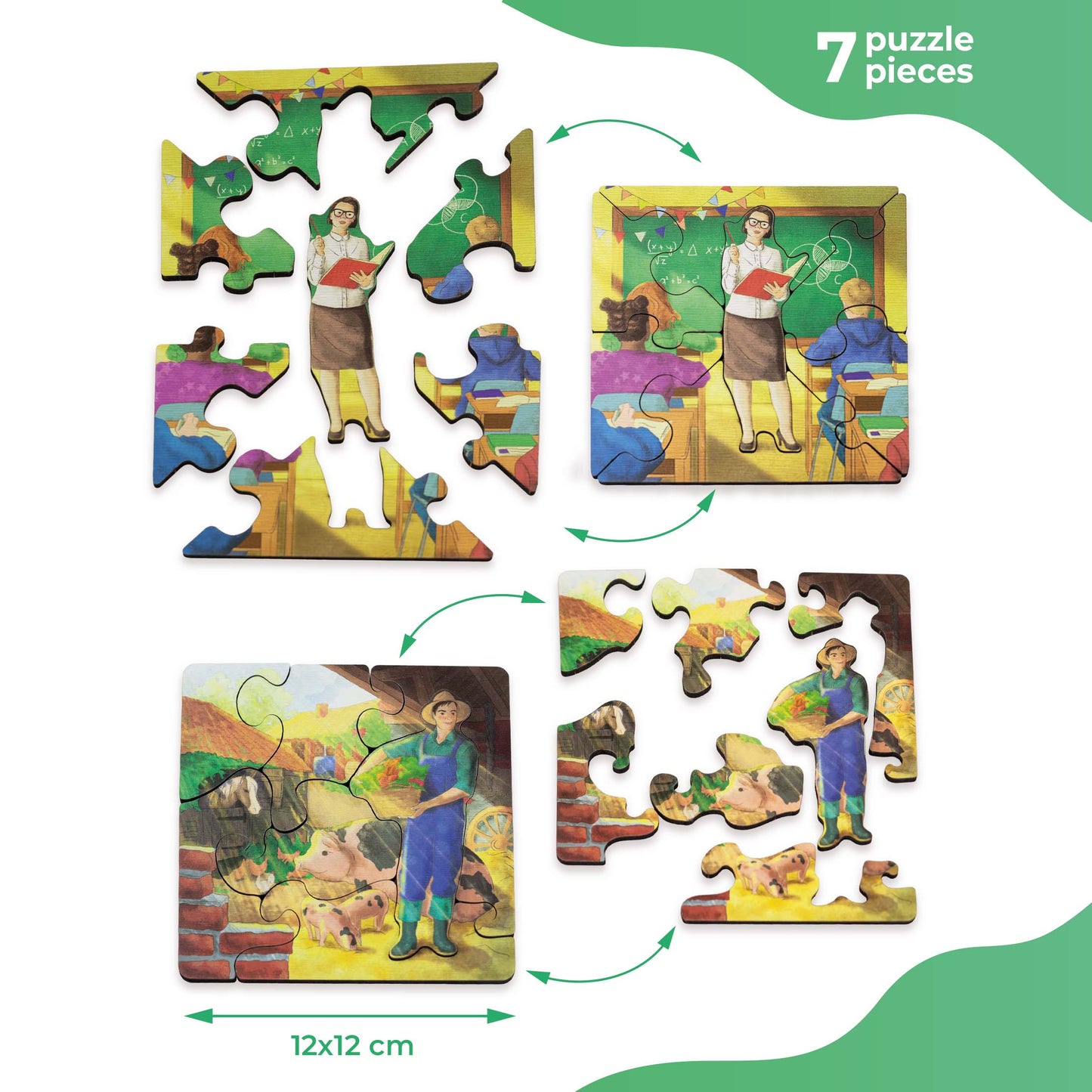 Set of puzzles "Professions"