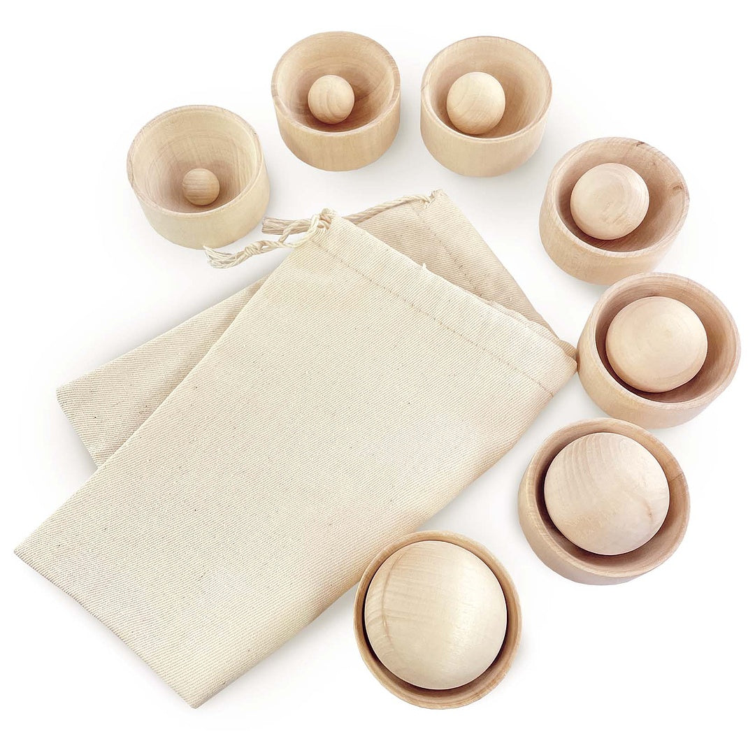 Sorter Montessori "Nests and balls"