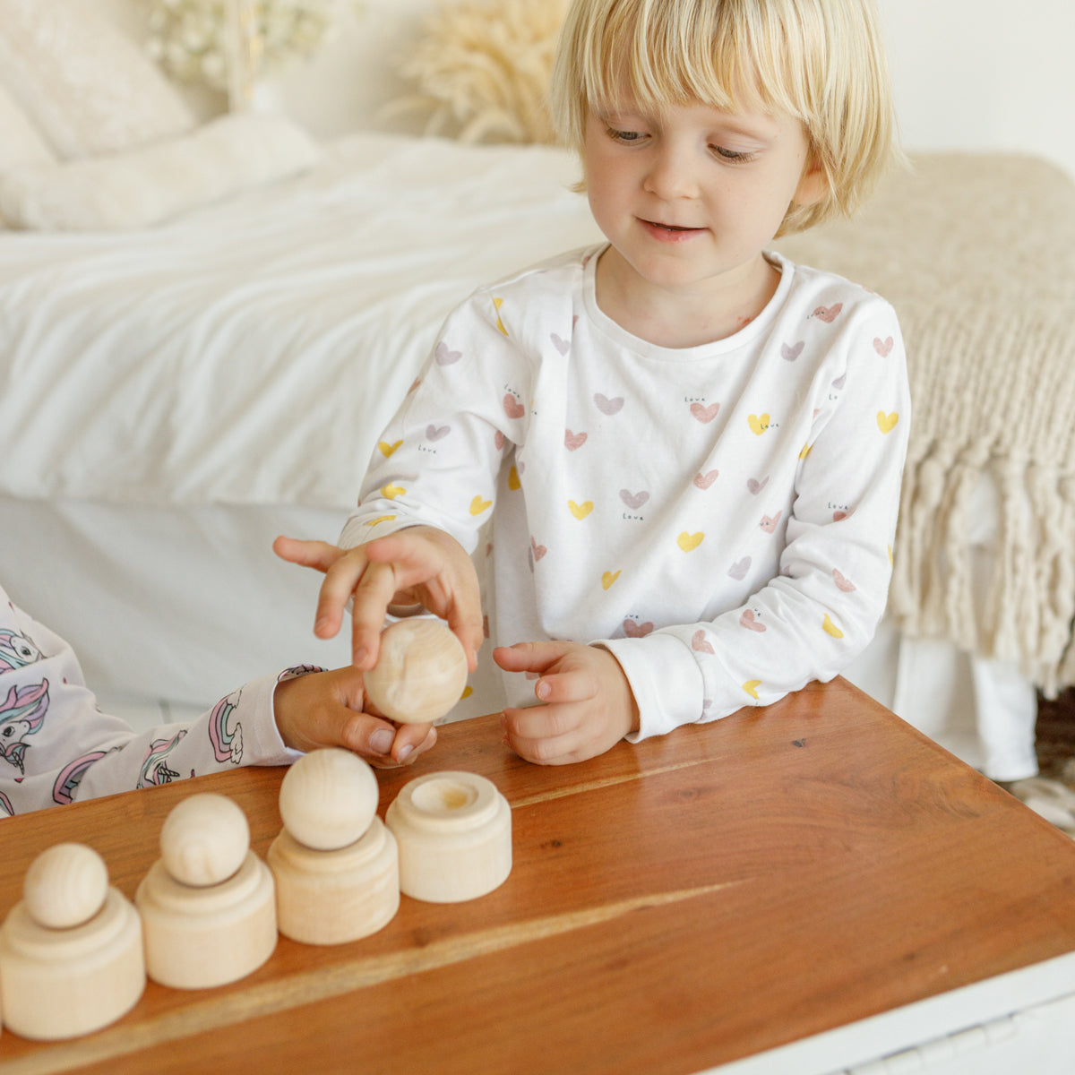 Sorter Montessori "Nests and balls"