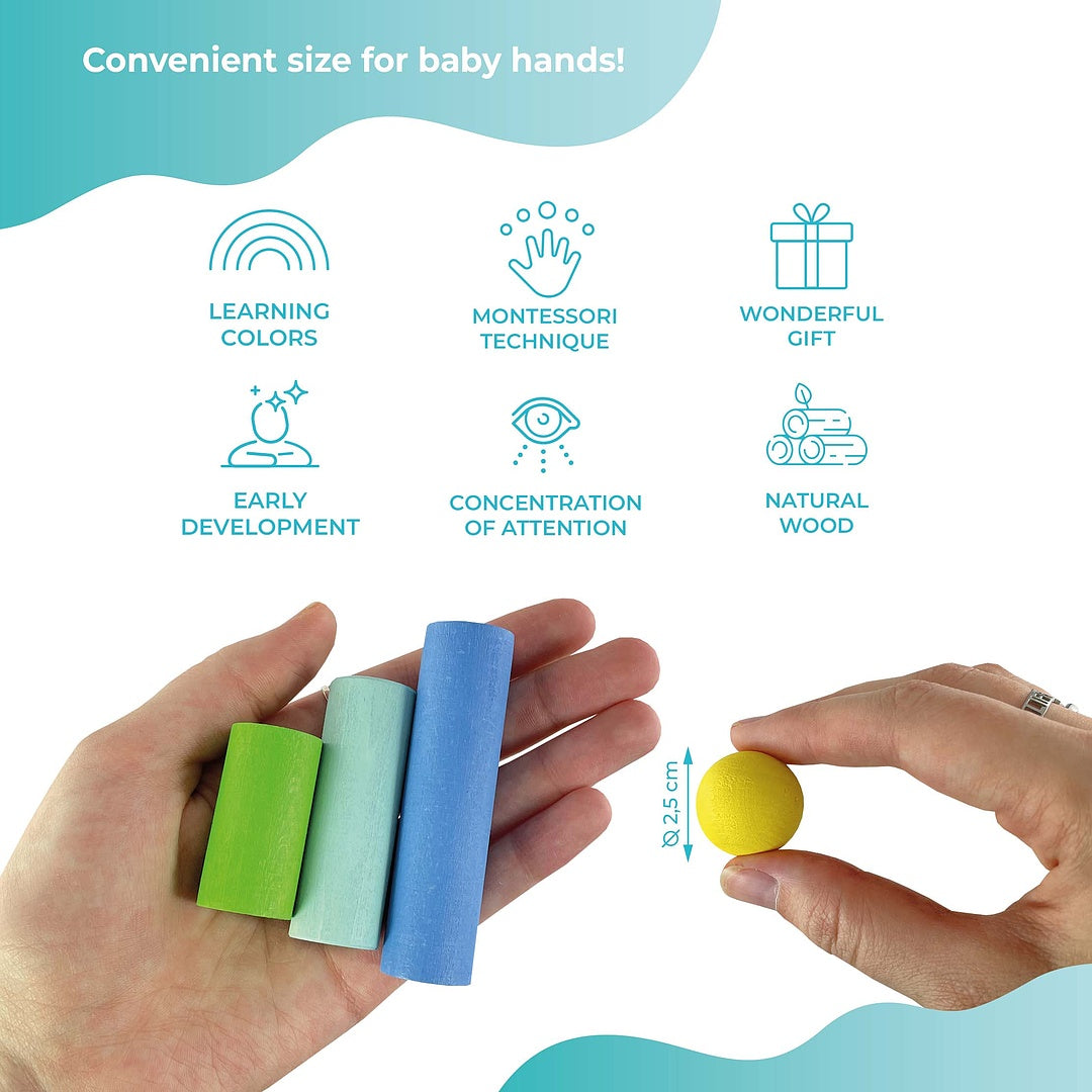 Montessori Sorter "Towers"