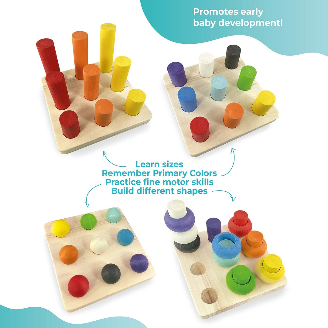 Montessori Sorter "Towers"