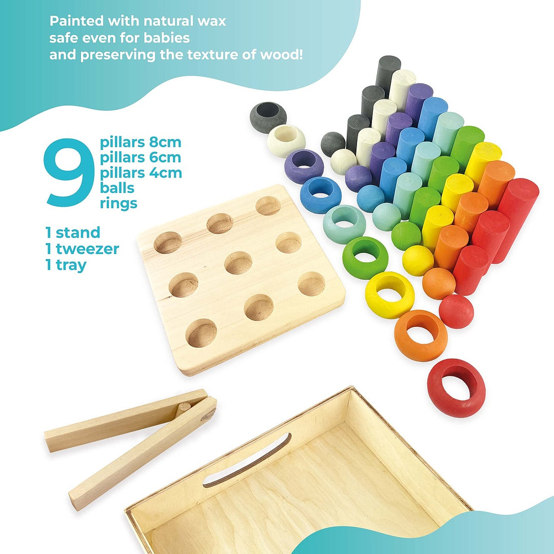 Montessori Sorter "Towers"