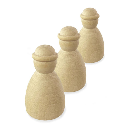 A set of figurines for painting 3 pieces