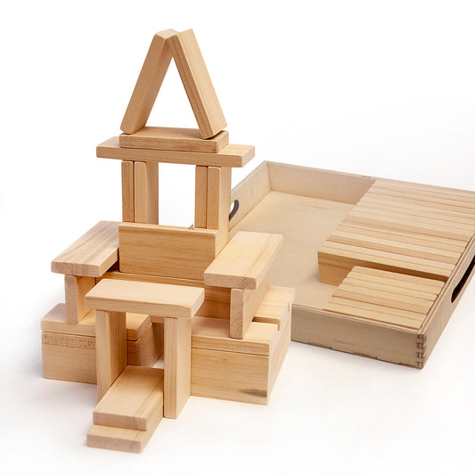 Wooden construction 54 pieces