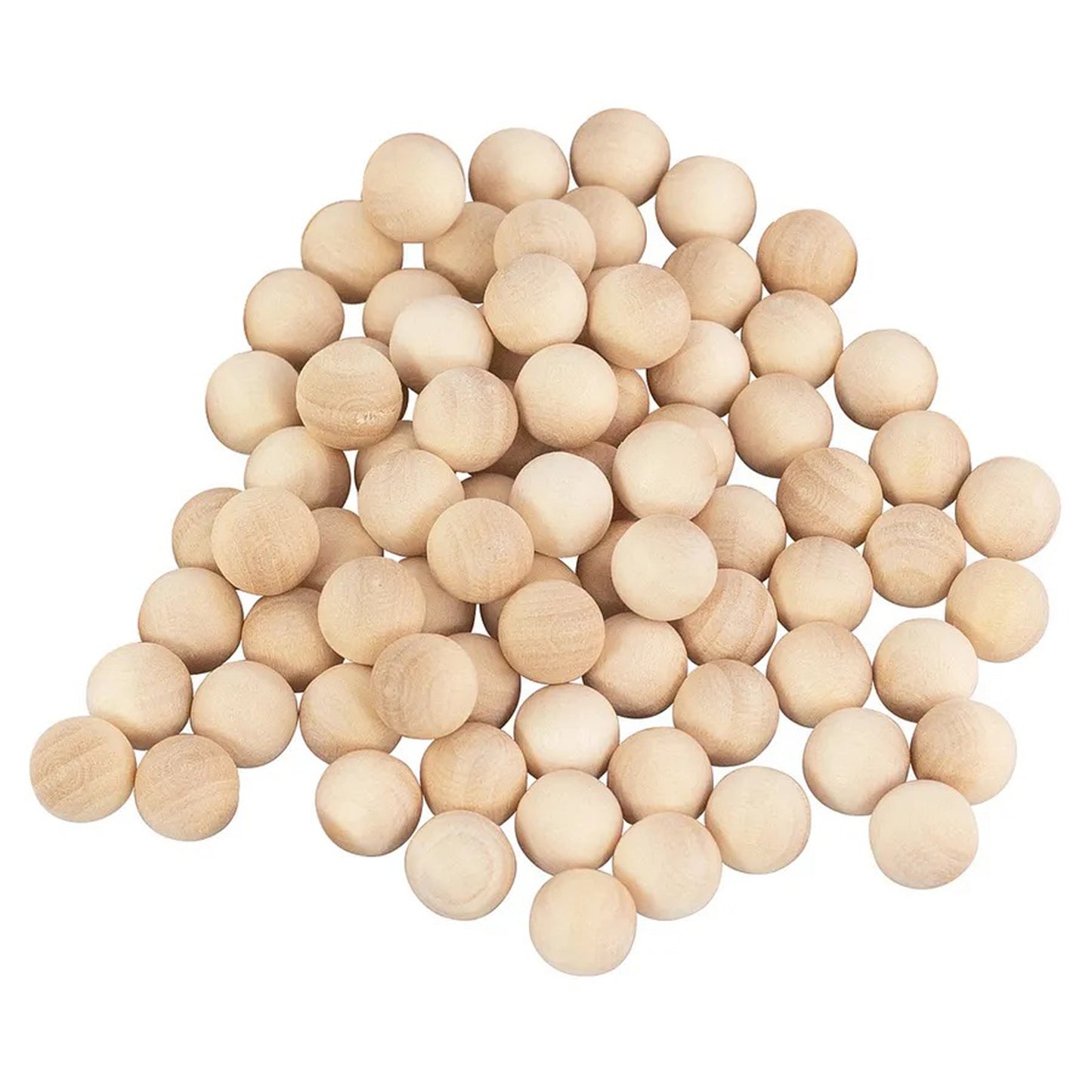 DIY 50 pcs Unfinished Balls Set 15 mm