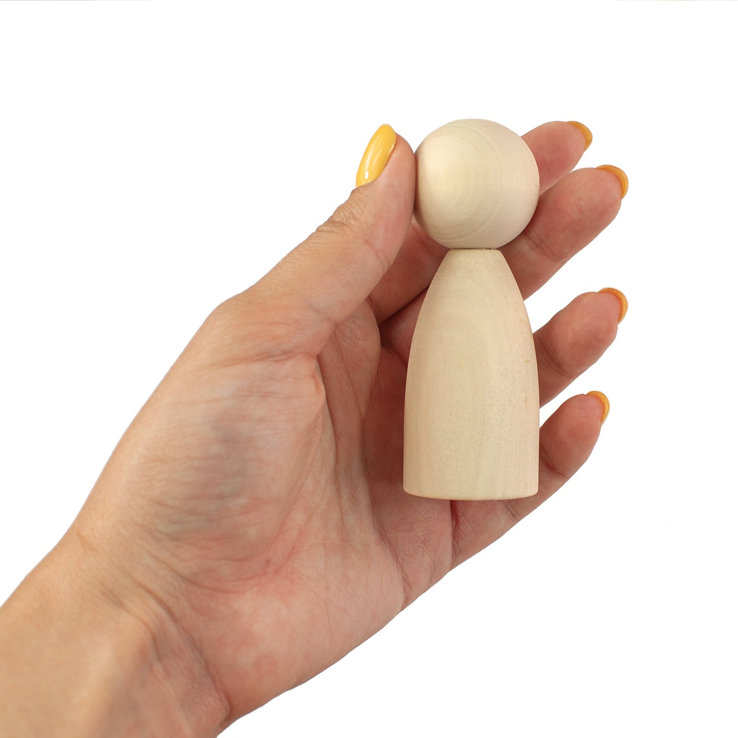 DIY Unpainted Pegs Montessori Toy Wooden Sorter Game 12 Gnomes 85 mm
