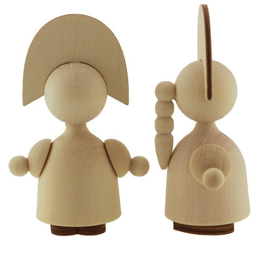 Wooden dolls big