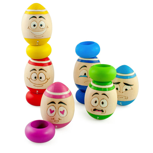 Wooden set "Jolly eggs"
