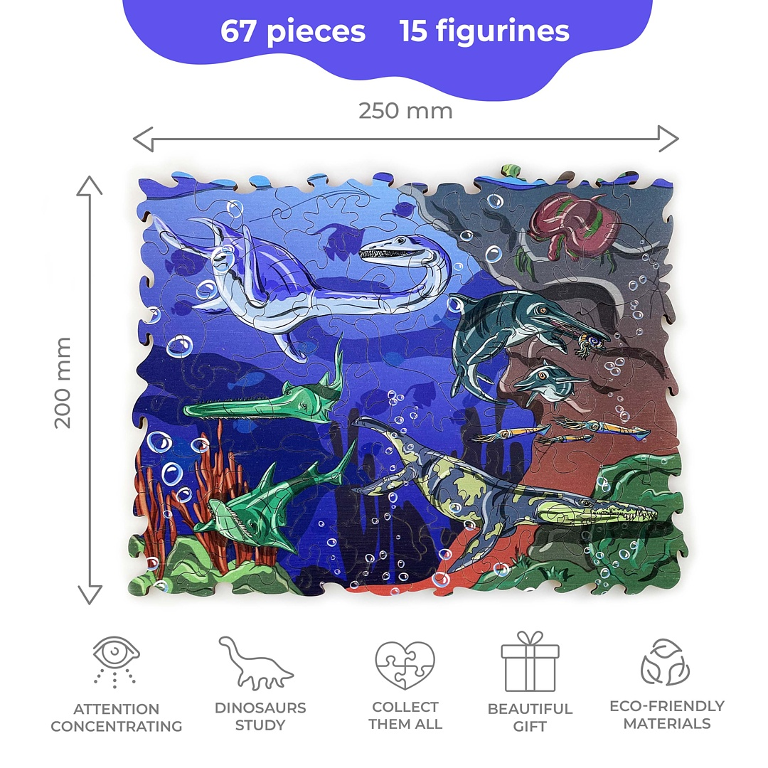 Puzzle Sea dinosaurs