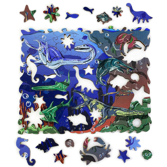 Puzzle Sea dinosaurs