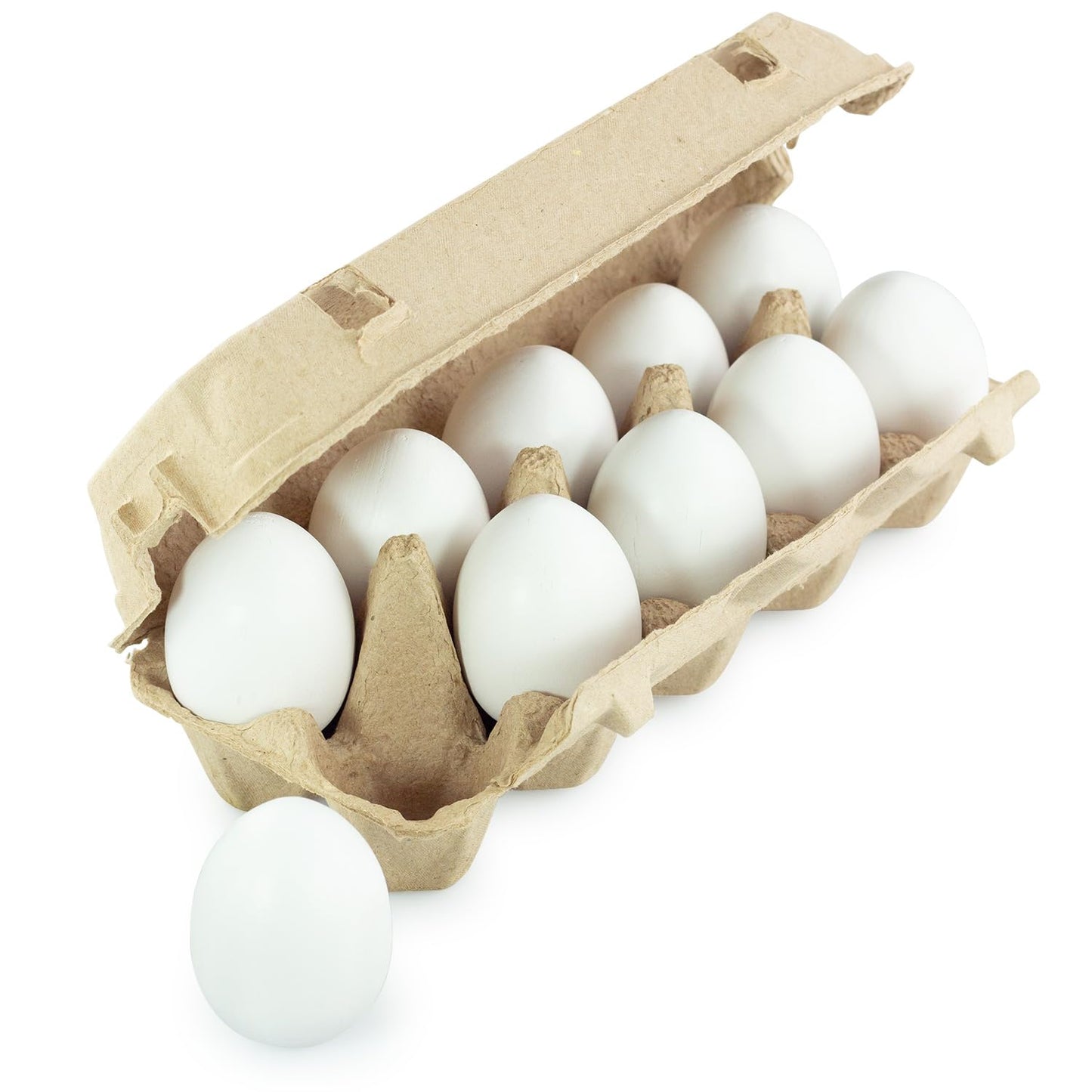 Unfinished Wooden Eggs - 10 pcs