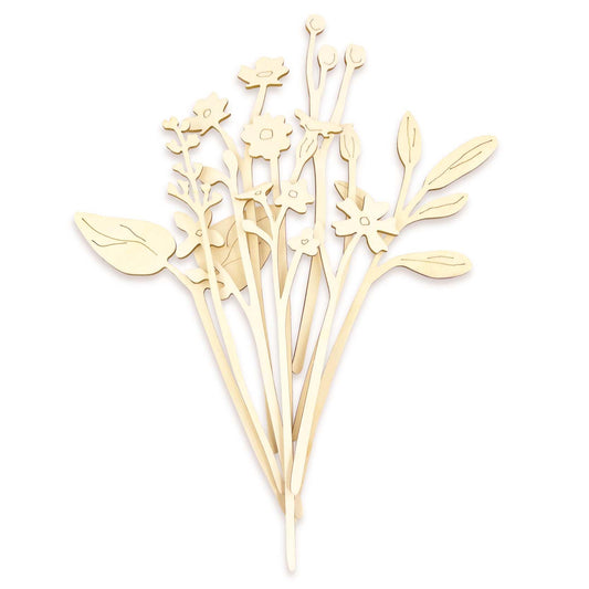 Colouring Set Flowers - 10 pcs